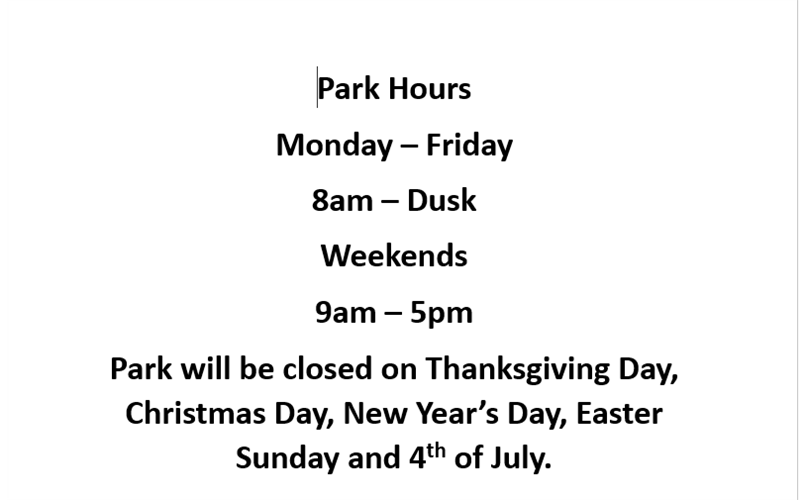 Park Hours